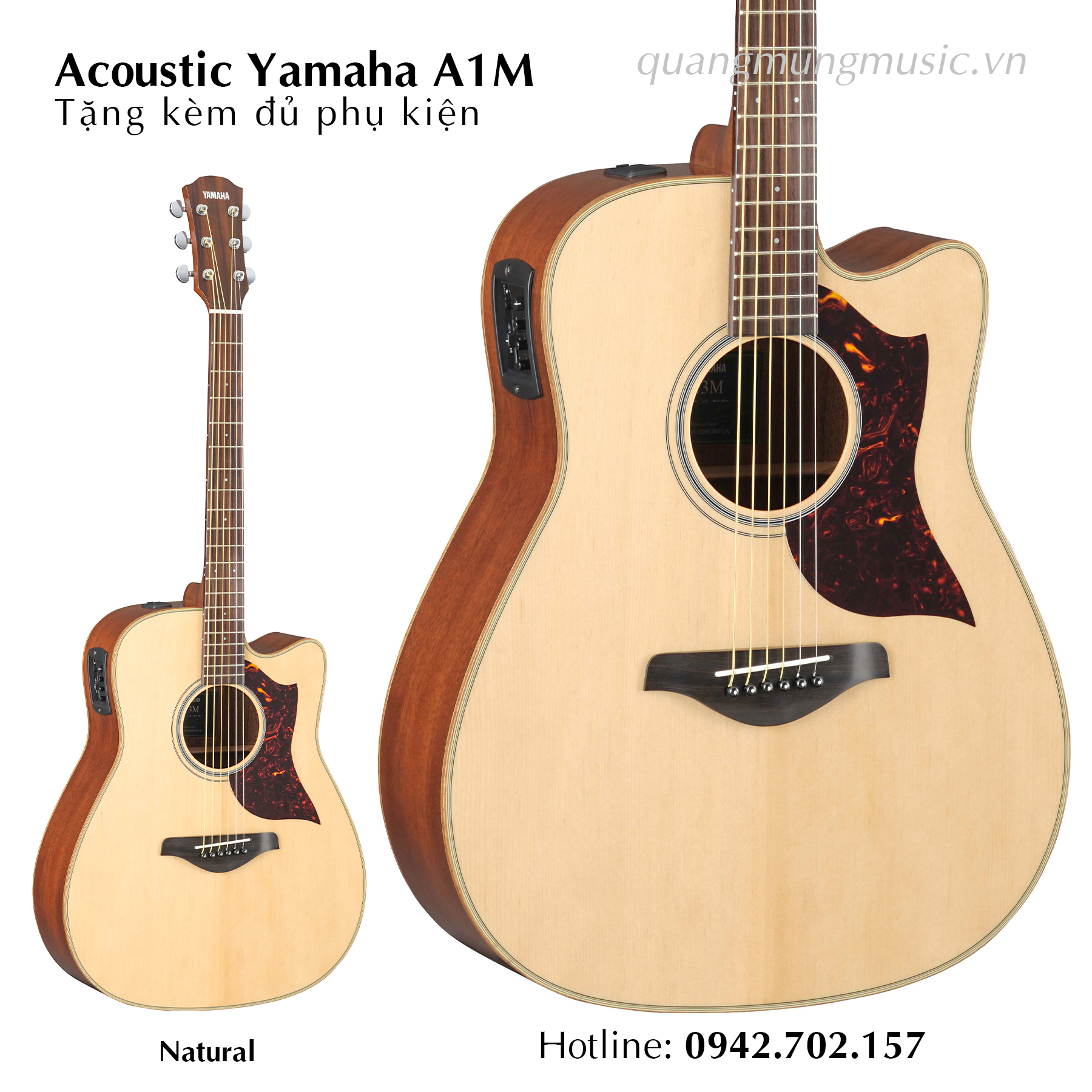 Acoustic Yamaha A1M-Natural