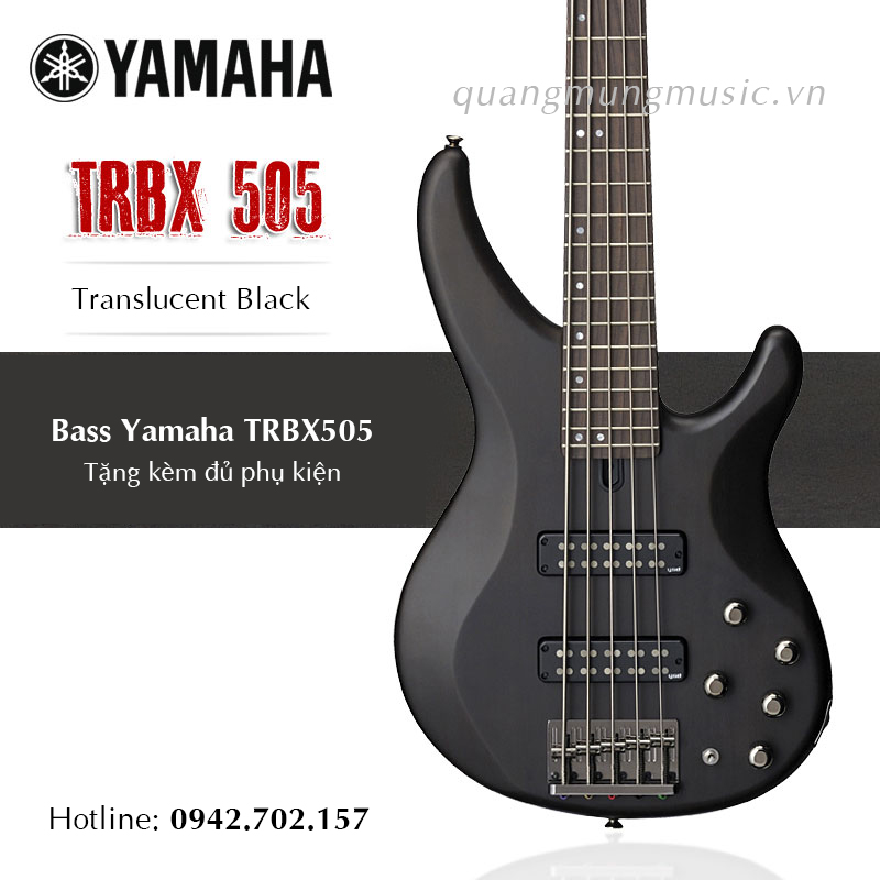 Bass Yamaha TRBX505-Translucent Black