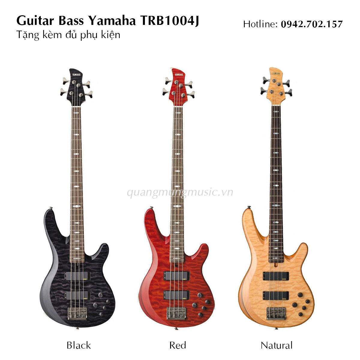 Đàn Guitar Bass Yamaha TRB1004J - Nhập Khẩu - Giá Rẻ Nhất