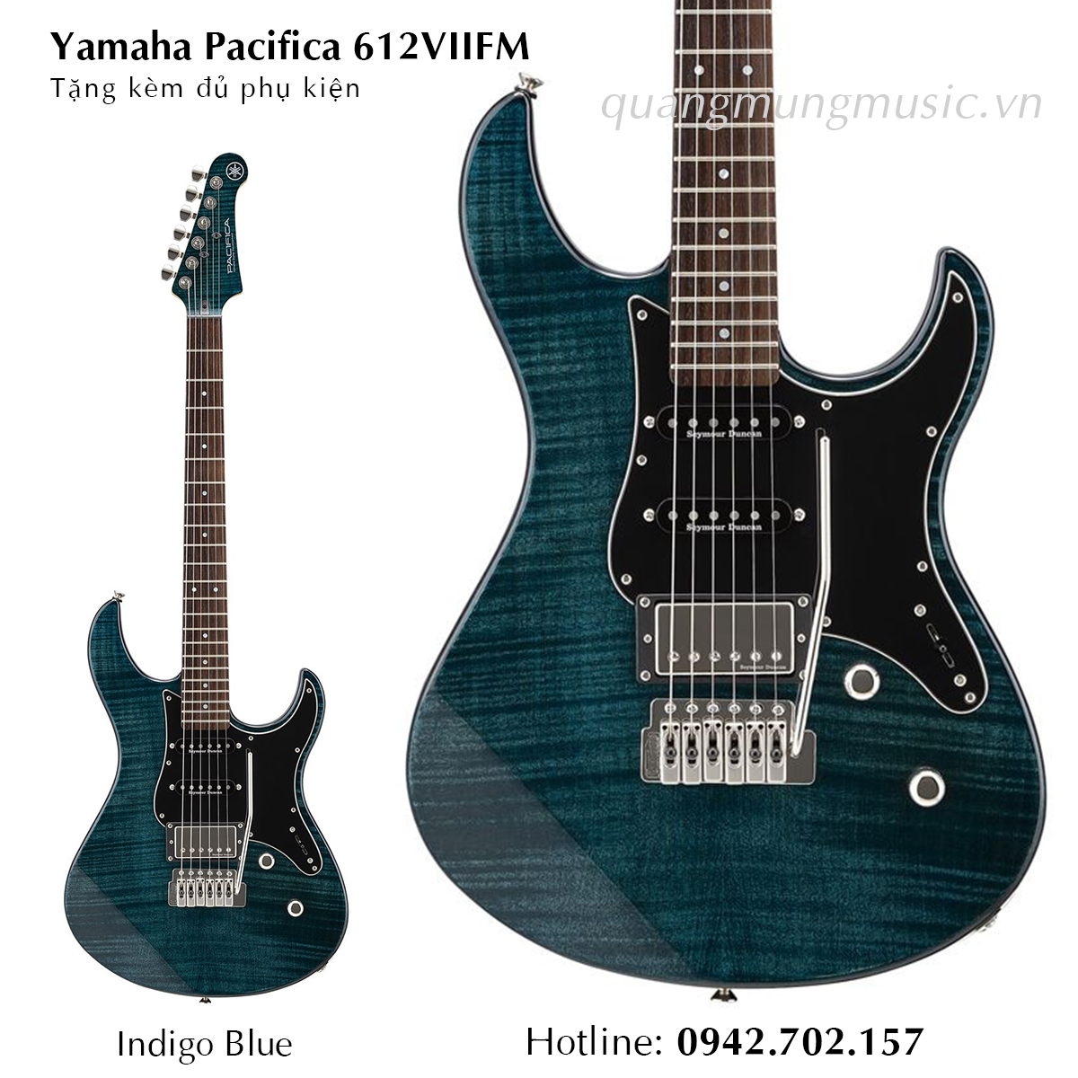 Yamaha Pacifica 612VIIFM-Indigo Blue