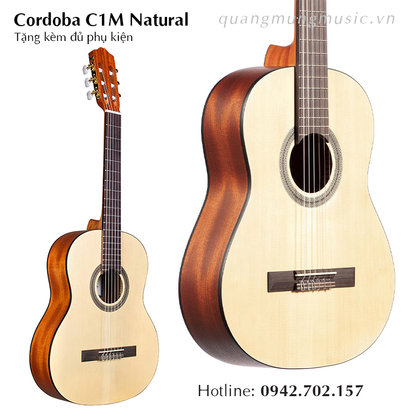 Đàn Guitar Classic Cordoba C1M-natural